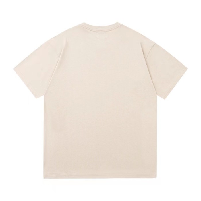 Red letter print tee