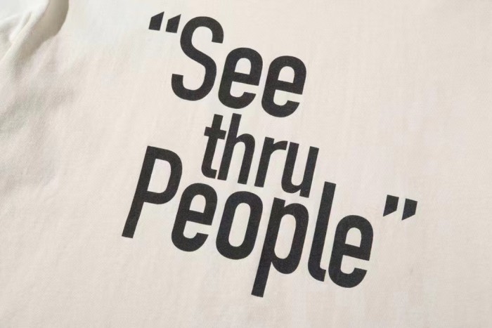 1:1 quality version Alphabet slogans destroy washed tee