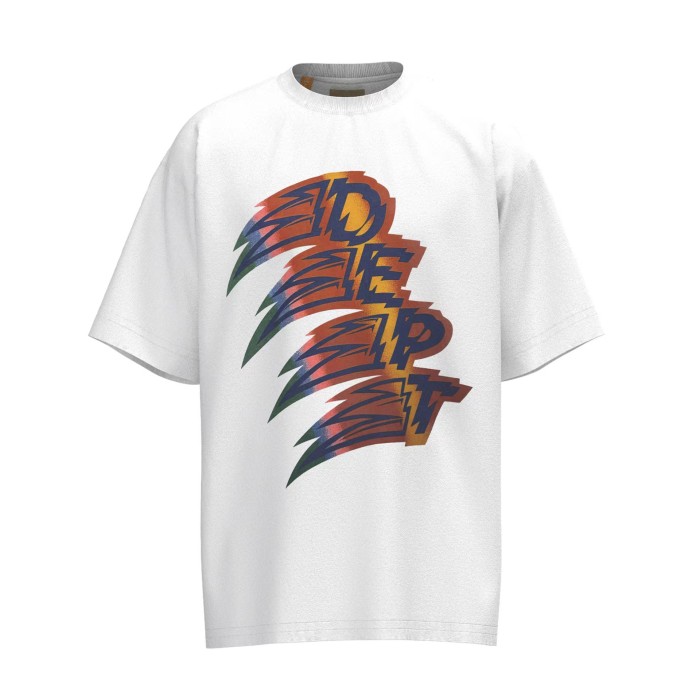 Gradient letter print tee
