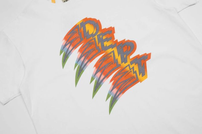 Gradient letter print tee