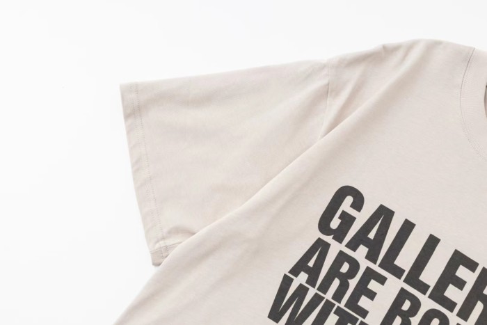 Black capital letter print tee