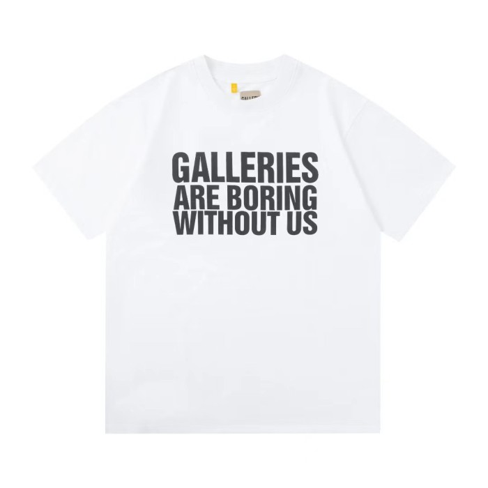 Black capital letter print tee