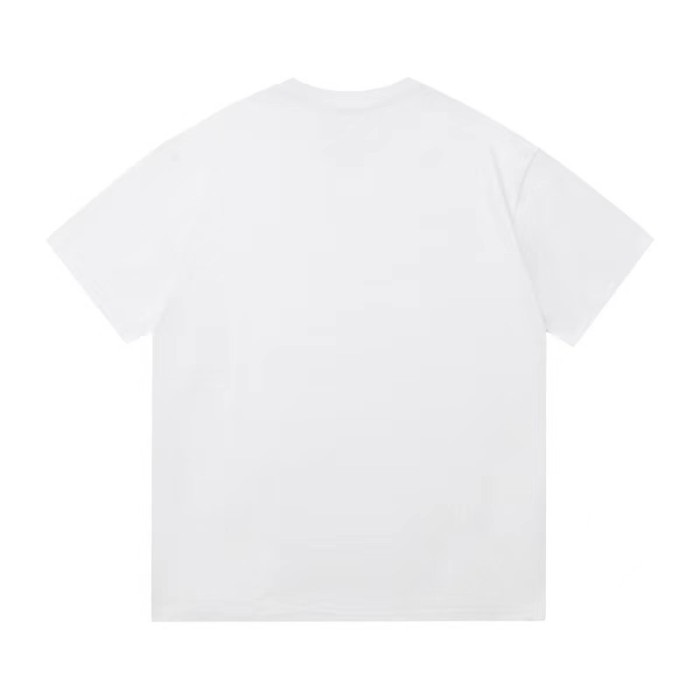 Red letter print tee