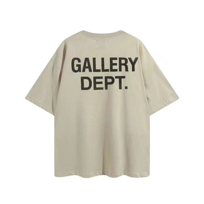 1:1 quality version English alphabet print wash to make old washed tee