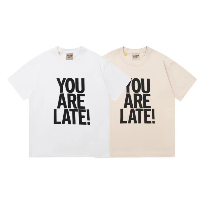 You're late lettering tee