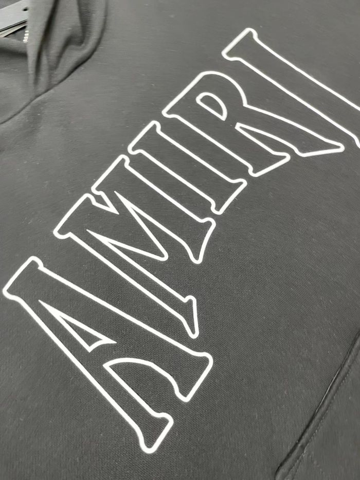 1:1 quality version Curve letter print hoodie