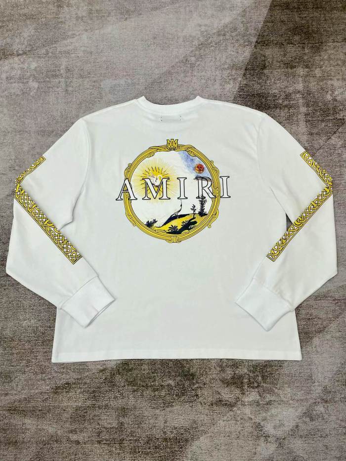 [buy more save more] 1:1 quality version Peacock sun print round neck pullover sweatshirt 2 colors