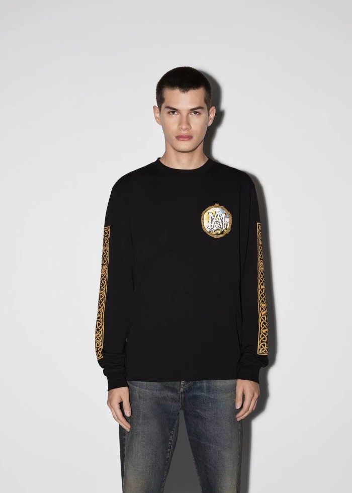 [buy more save more] 1:1 quality version Peacock sun print round neck pullover sweatshirt 2 colors