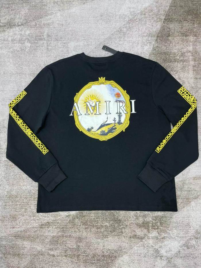 [buy more save more] 1:1 quality version Peacock sun print round neck pullover sweatshirt 2 colors