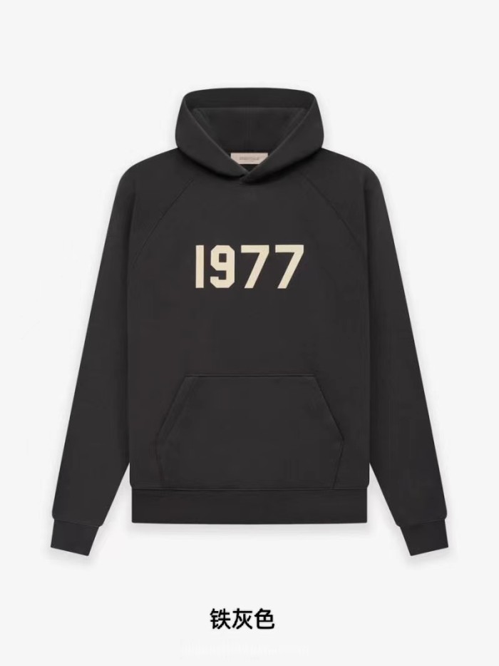 [Big & Tall for weights up to 220 lbs]1:1 quality version 1977 Flocked digital print hoodie 4 colors
