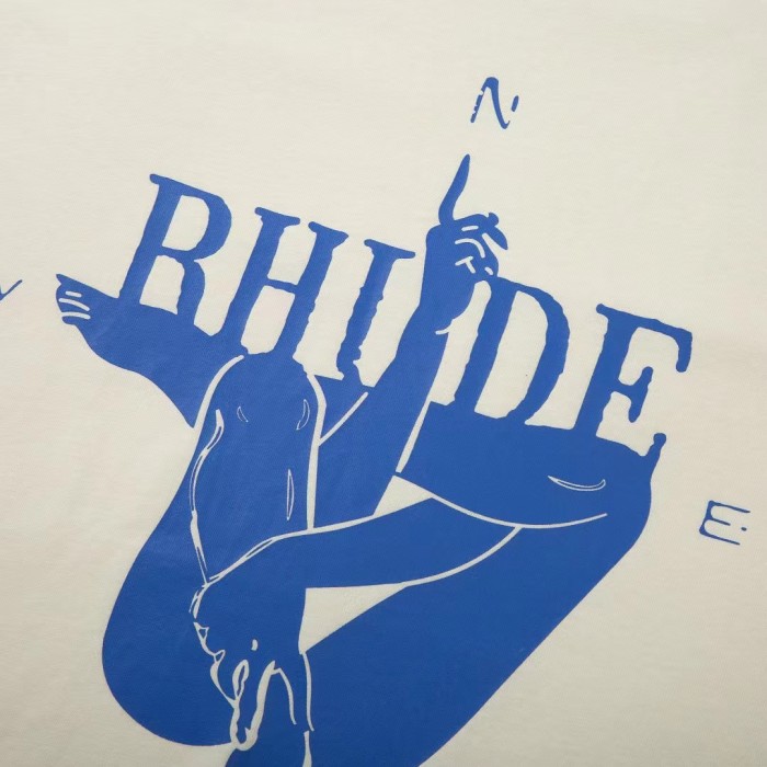 [buy more save more]Human compass printed short-sleeved T-shirt