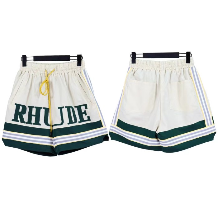 Men's letter embroidered five-point shorts