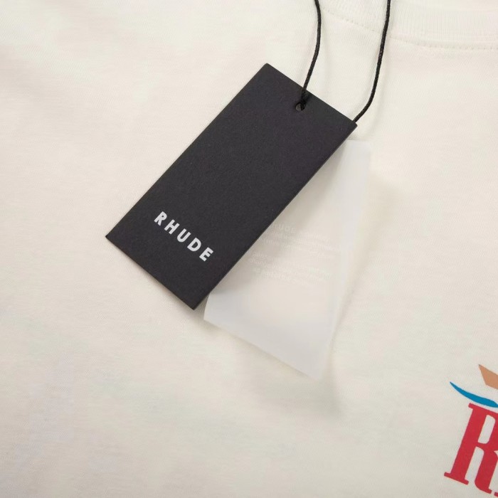 Double gardenia sailboat print tee