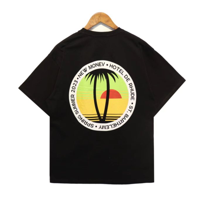 Men's Sunset Coconut Logo Print tee