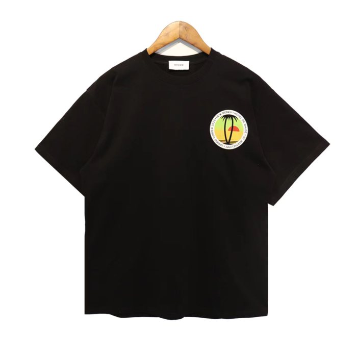 Men's Sunset Coconut Logo Print tee