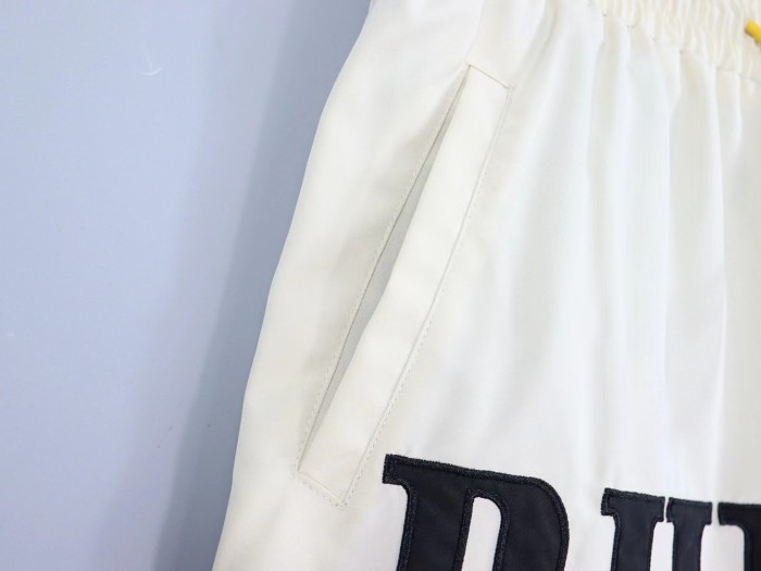 Men's letter embroidered five-point shorts