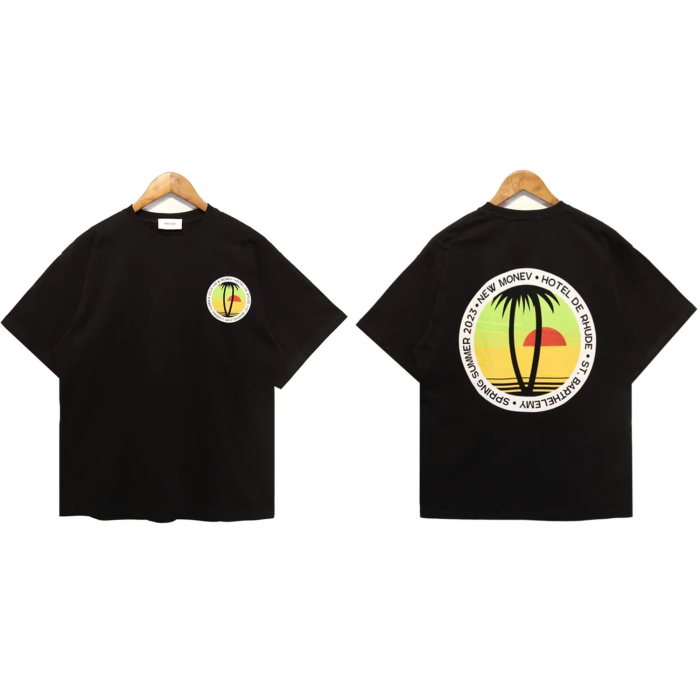 Men's Sunset Coconut Logo Print tee