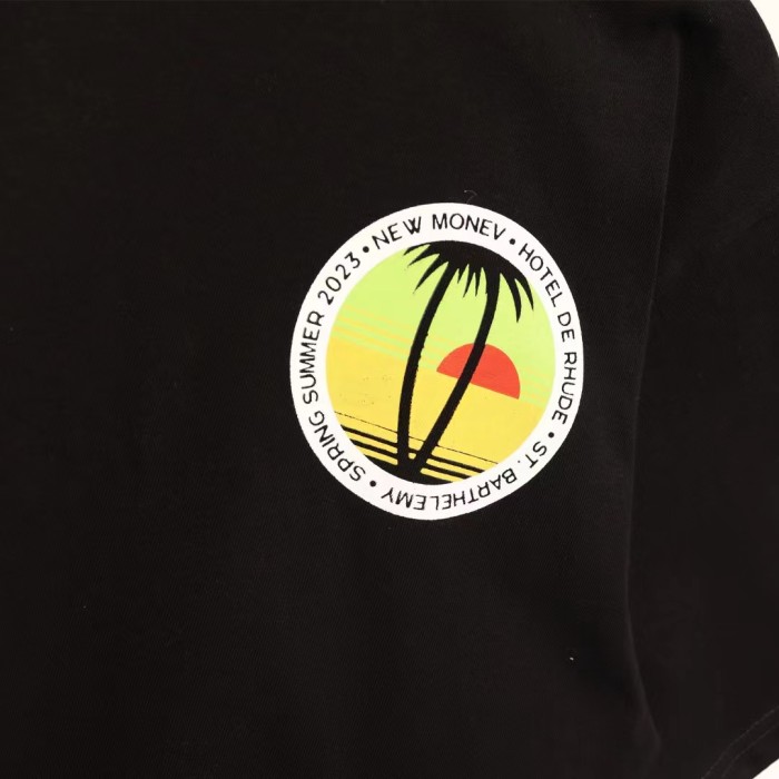 Men's Sunset Coconut Logo Print tee