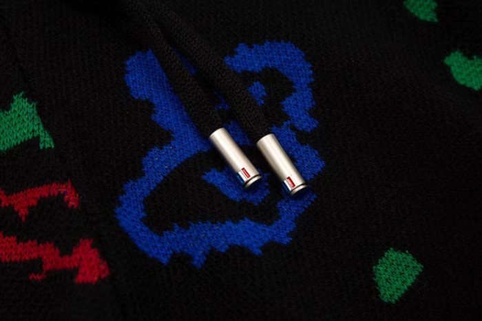 [Buy More Save More]1:1 quality version Men's appliqué knit cashew flower shorts
