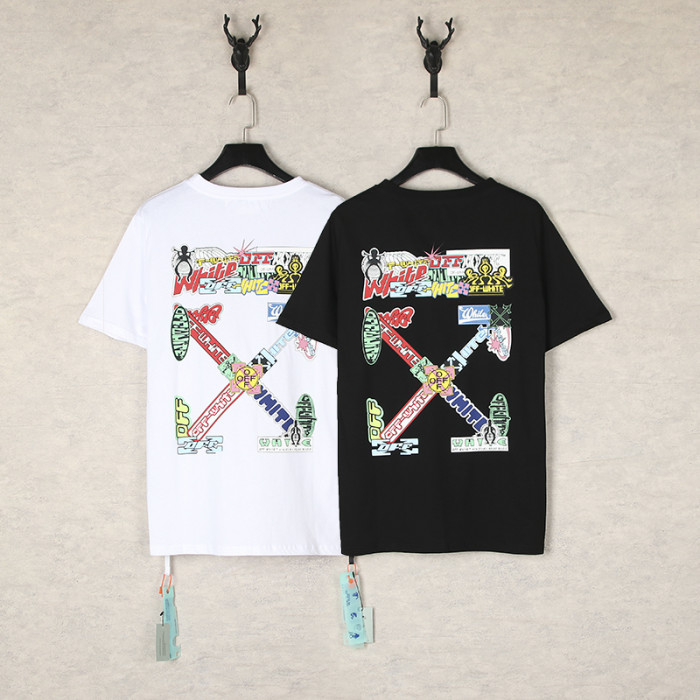 Billboard style graffiti arrow tee 2 colors