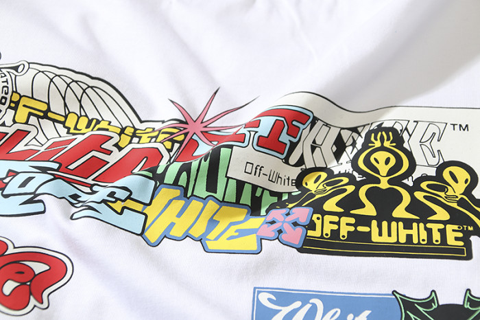 Billboard style graffiti arrow tee 2 colors
