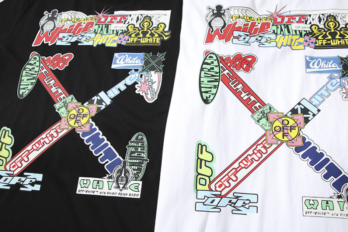 Billboard style graffiti arrow tee 2 colors