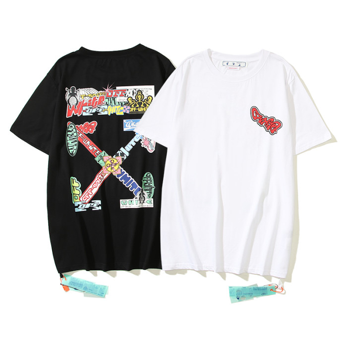 Billboard style graffiti arrow tee 2 colors