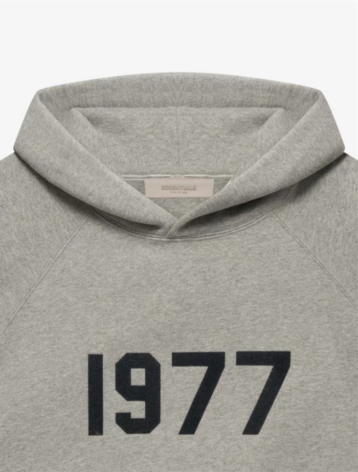 [buy more save more]  1977 flocking print hoodie-1977