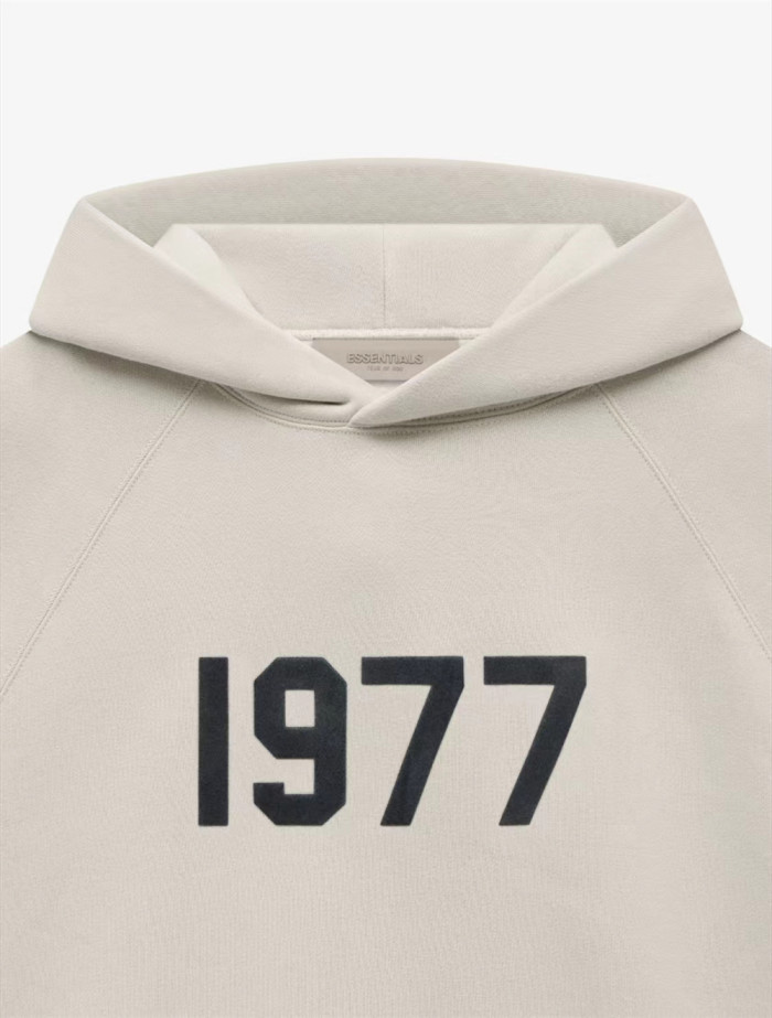 [buy more save more]  1977 flocking print hoodie-1977