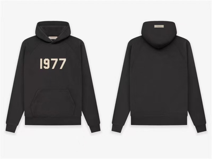[buy more save more]  1977 flocking print hoodie-1977