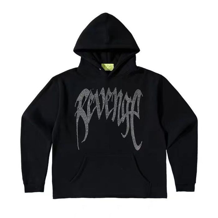 Stamping diamond heartbreak hoodie 2 colors
