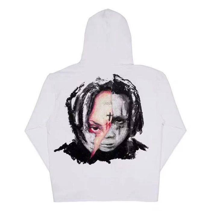 Colorful monogram logo hoodie 2 colors