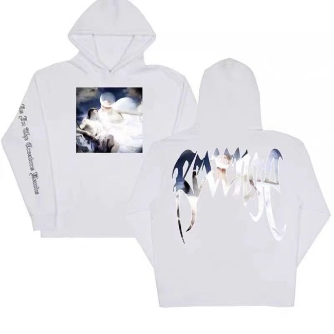 Heavenly oil painting pattern hoodie 2 colors
