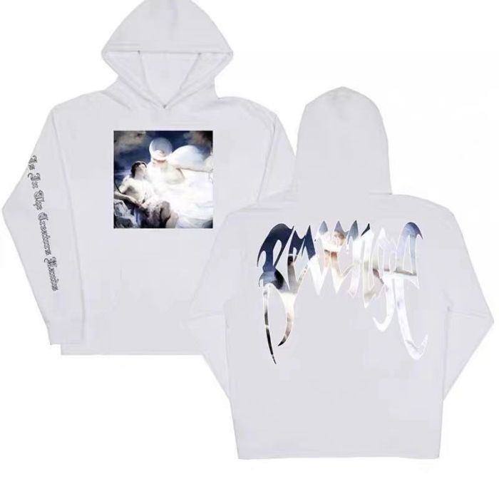 Heavenly oil painting pattern hoodie 2 colors
