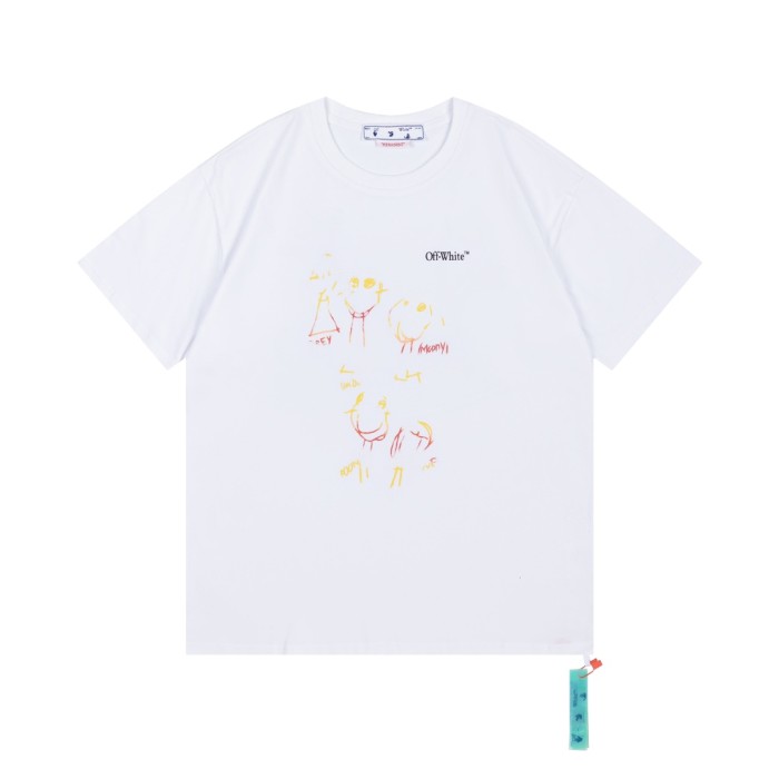 Cartoon villain sketch arrow short-sleeved T-shirt