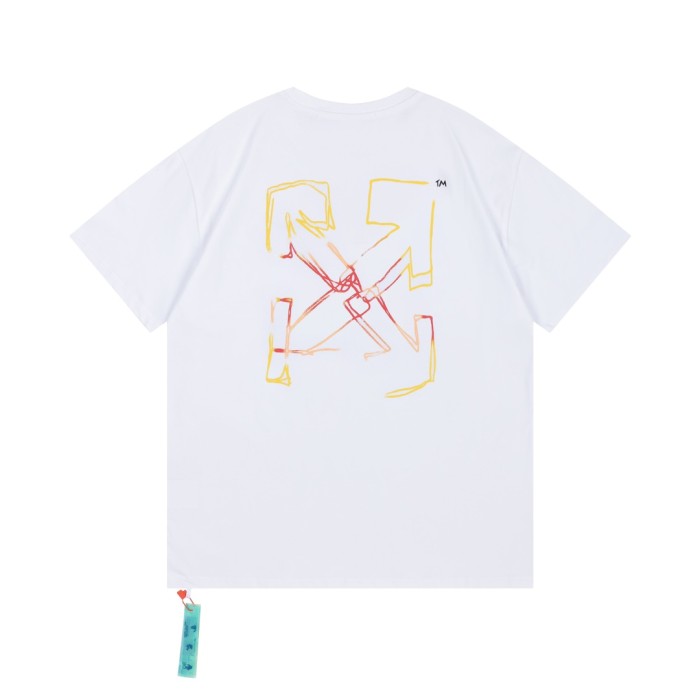 Cartoon villain sketch arrow short-sleeved T-shirt