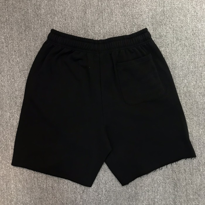 Pixel style large letter print cotton shorts 2 colors