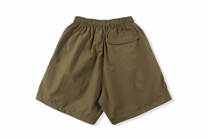 Pixel style large letter beach shorts 3 colors