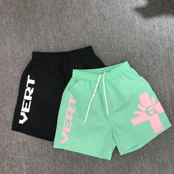 [Buy More Save More]Pixel style letter beach shorts 2 colors