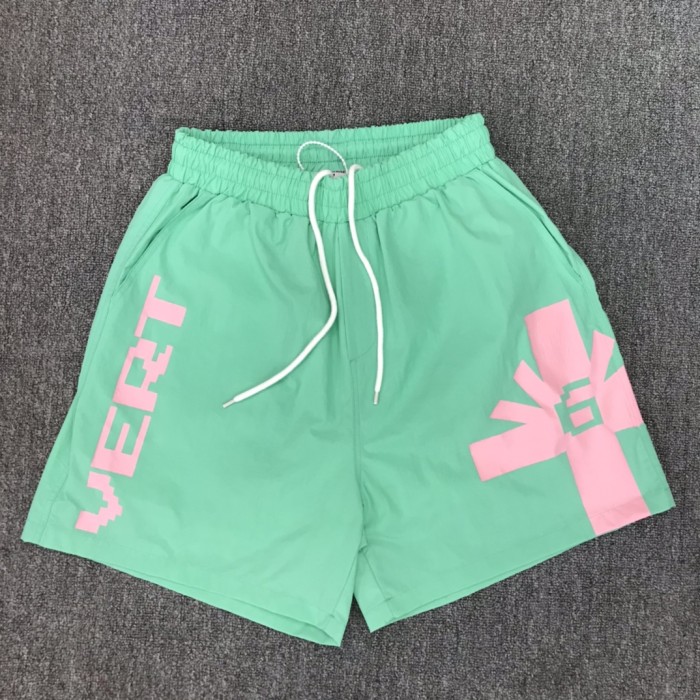 [Buy More Save More]Pixel style letter beach shorts 2 colors