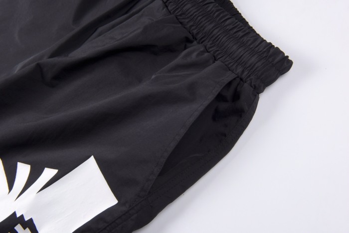 Pixel style letter 6pm beach shorts