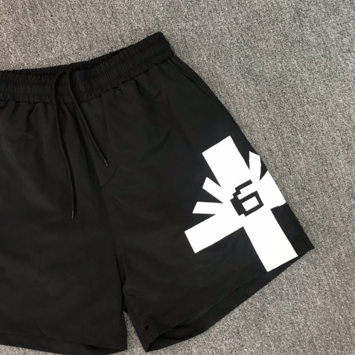 [Buy More Save More]Pixel style letter beach shorts 2 colors