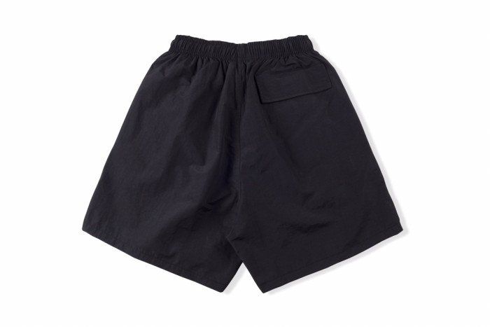 Pixel style large letter beach shorts 3 colors