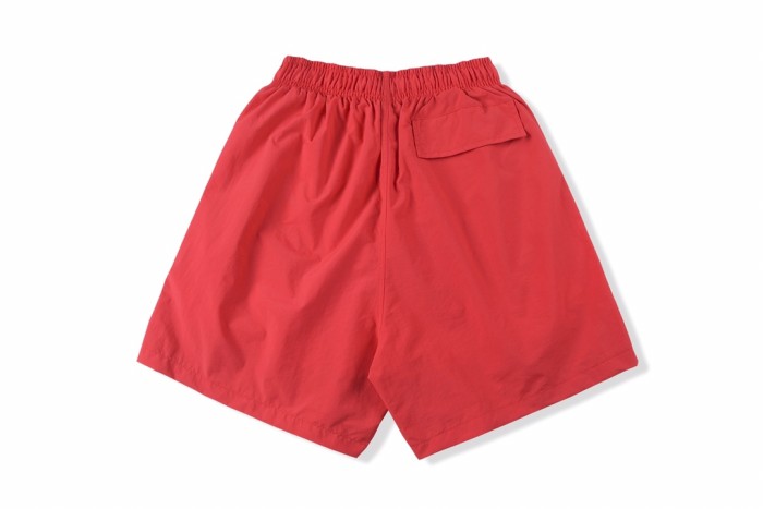 Pixel style large letter beach shorts 3 colors