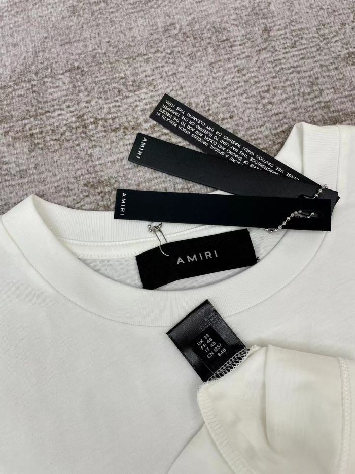 1:1 quality version New pocket purple print tee