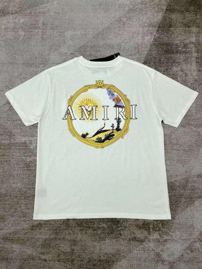 Sun peacock print tee 2 colors