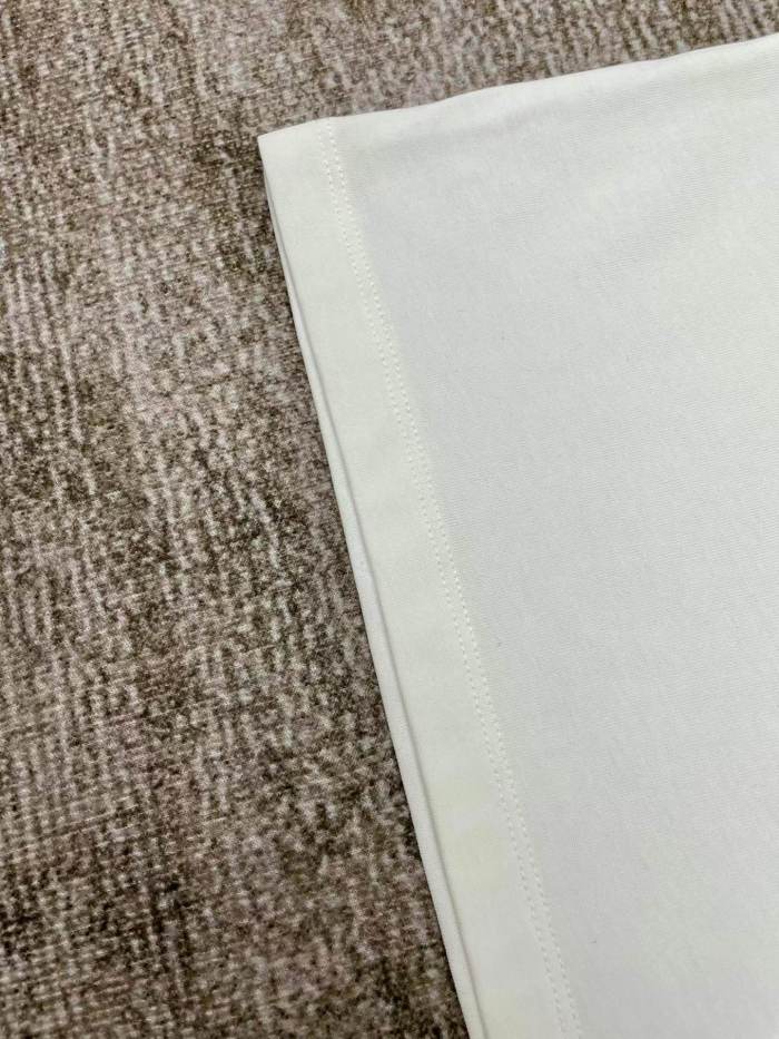 1:1 quality version New pocket purple print tee