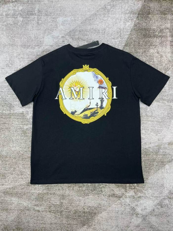 Sun peacock print tee 2 colors