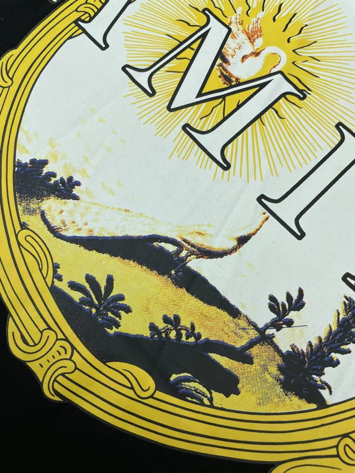 Sun peacock print tee 2 colors