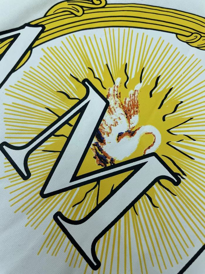 Sun peacock print tee 2 colors